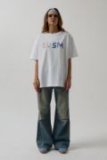 Sırt Ve Ön Baskılı Oversize T-Shirt resmi